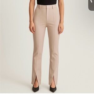Abercrombie & Fitch Beige Flare Pants